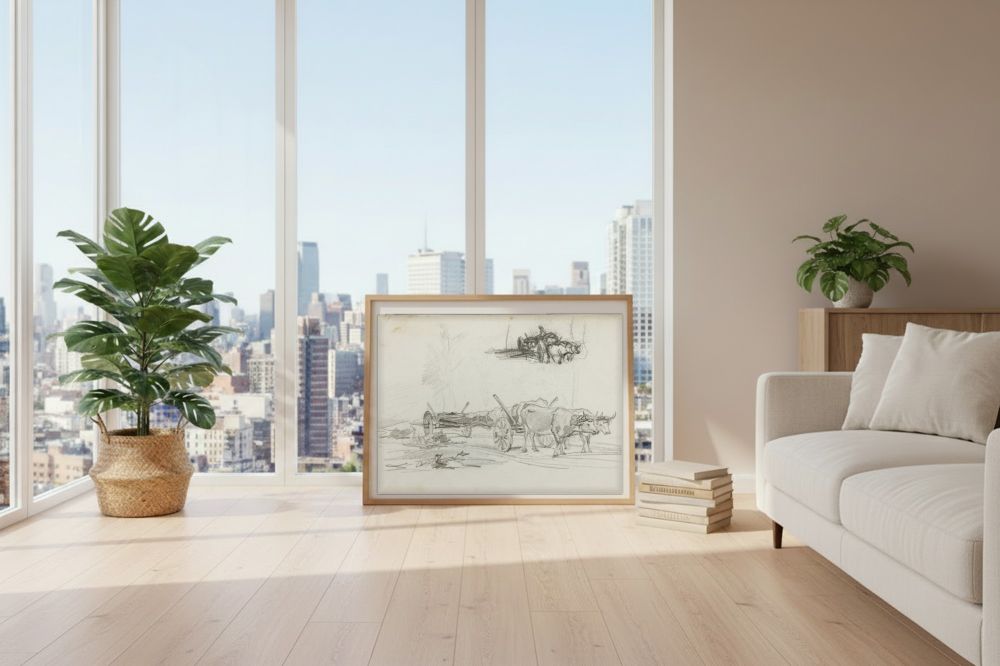Framed room mockup - loft