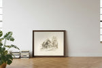 Framed room mockup - leaning