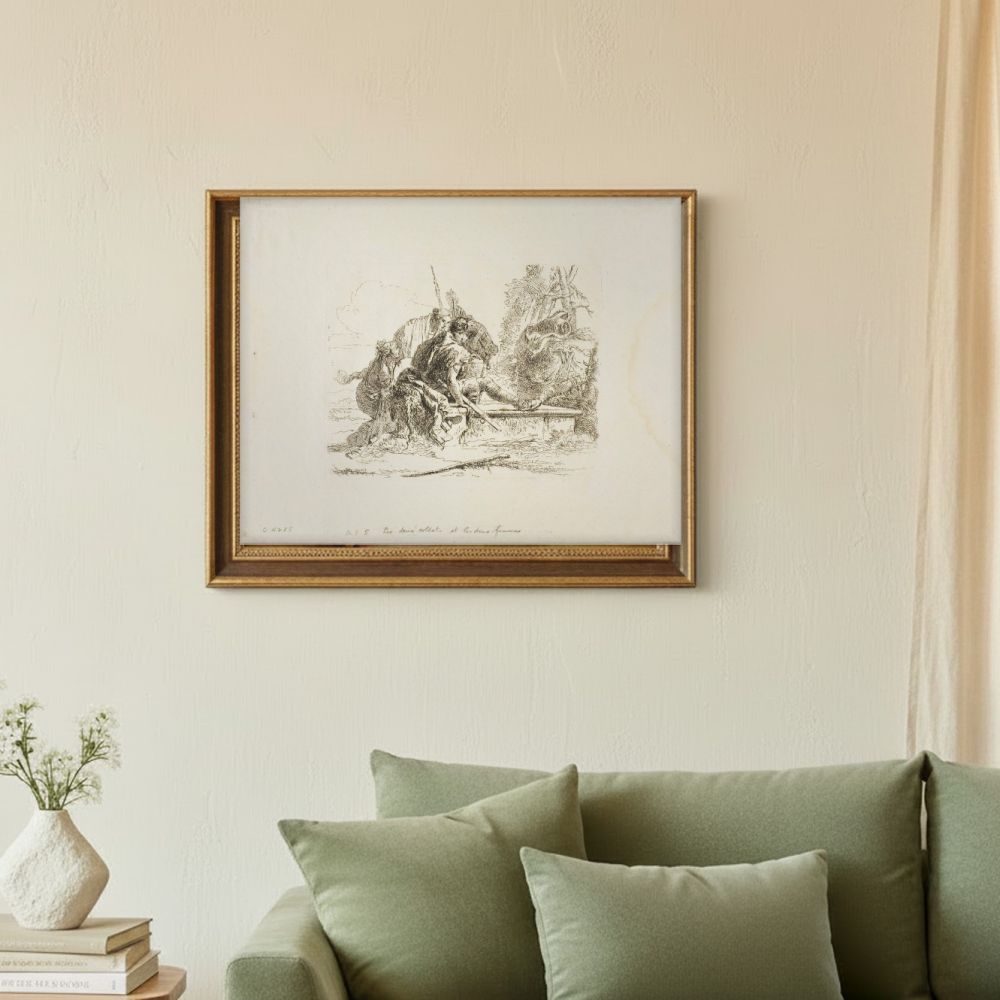 Framed room mockup - sage