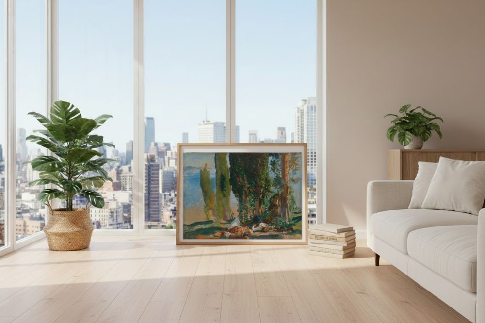 Framed room mockup - loft