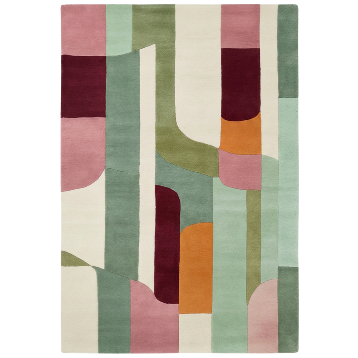 Urban Luxe Hand Tufted Rug - Green — Custom 15' × 15'