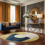 Urban Quiet Geometry Hand Tufted Rug