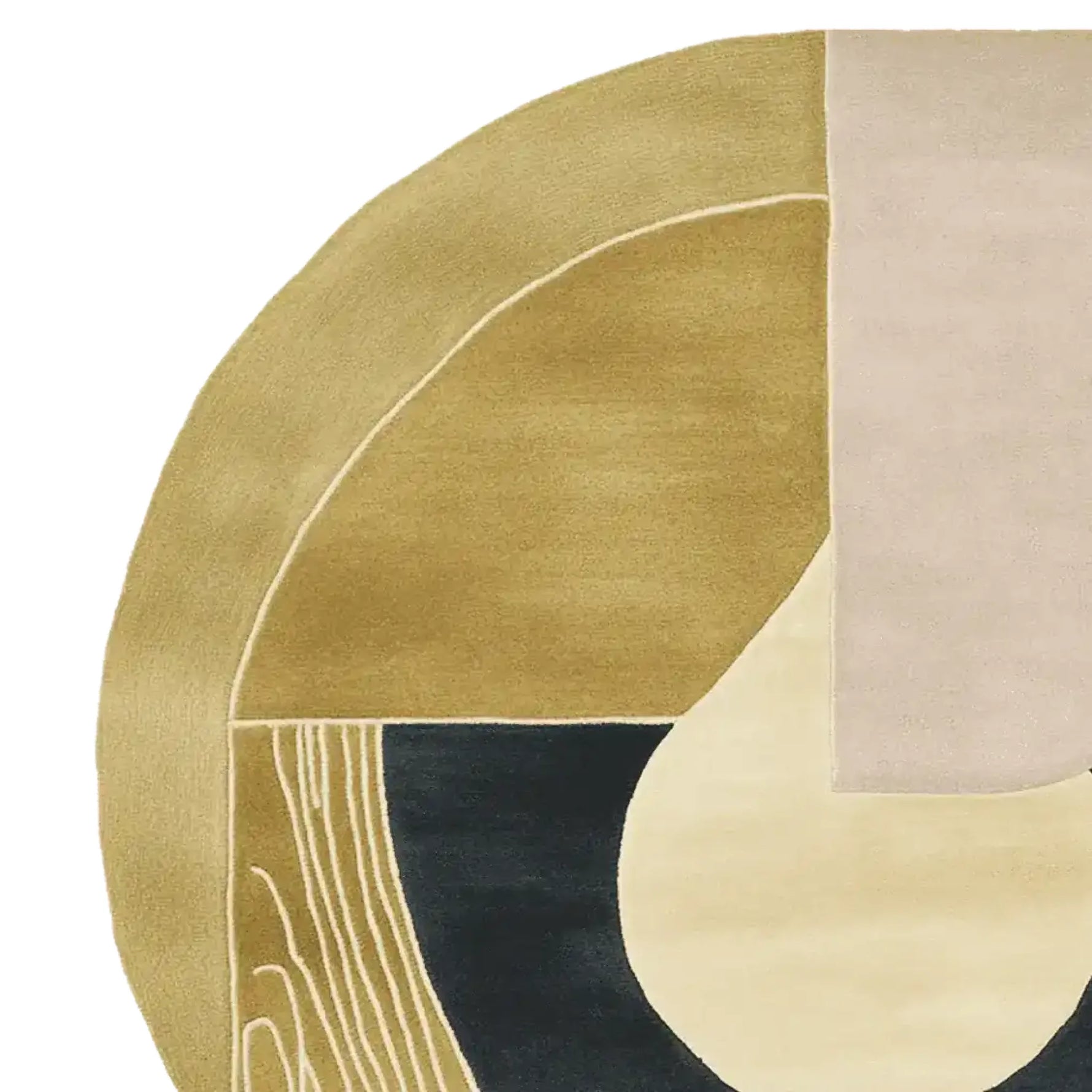 Urban Quiet Geometry Hand Tufted Rug