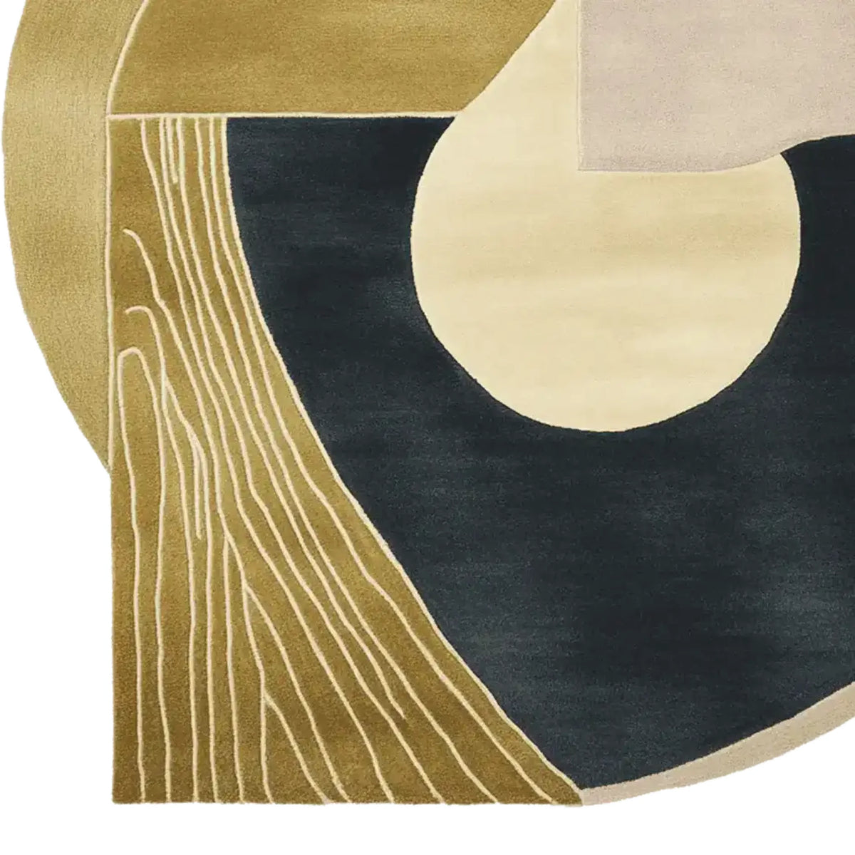 Urban Quiet Geometry Hand Tufted Rug