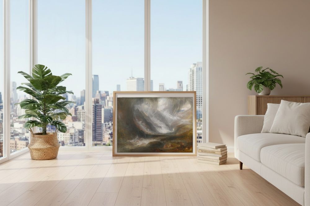 Framed room mockup - loft