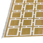 Vegetable Dyed Indian Dhurrie Cotton Rug - Medina Square