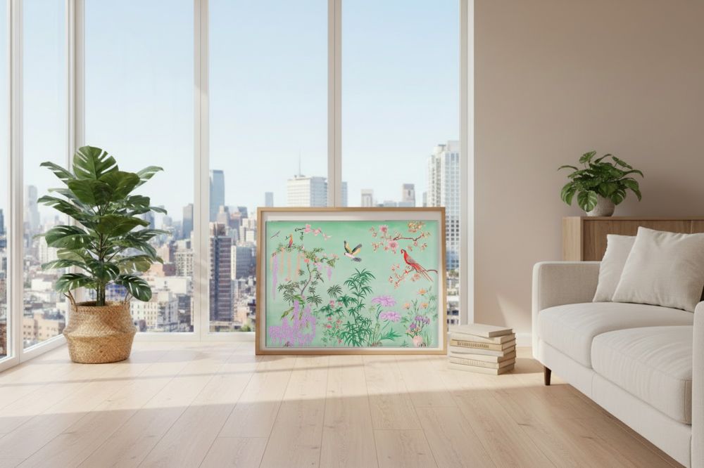 Framed room mockup - loft