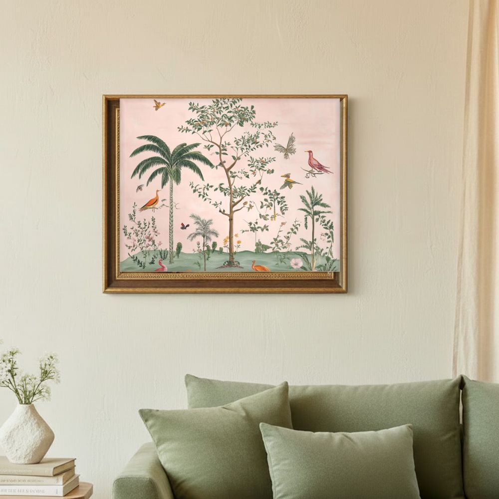 Framed room mockup - sage