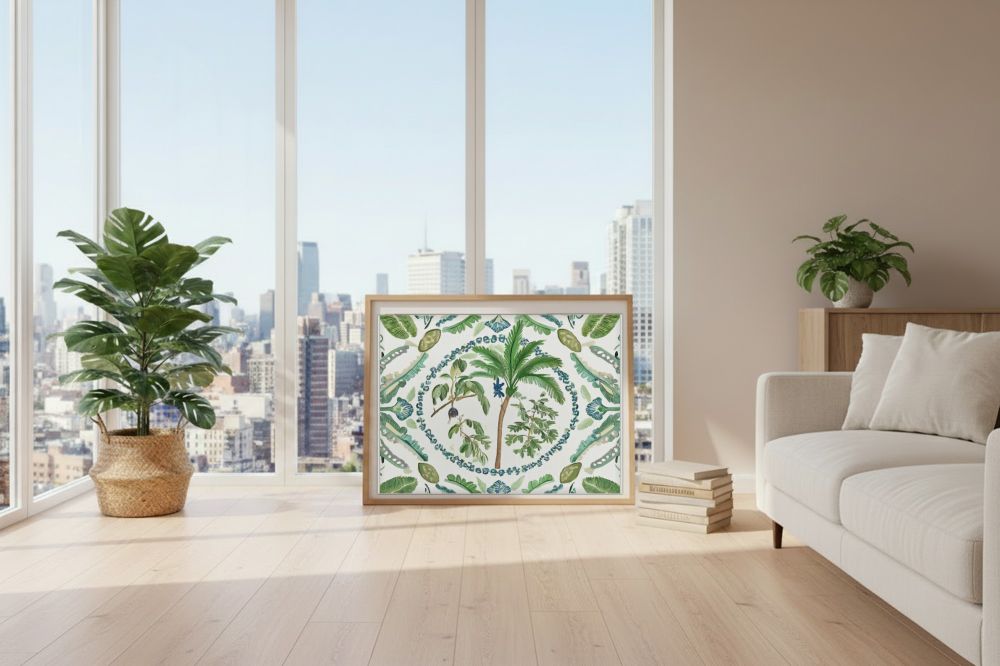 Framed room mockup - loft