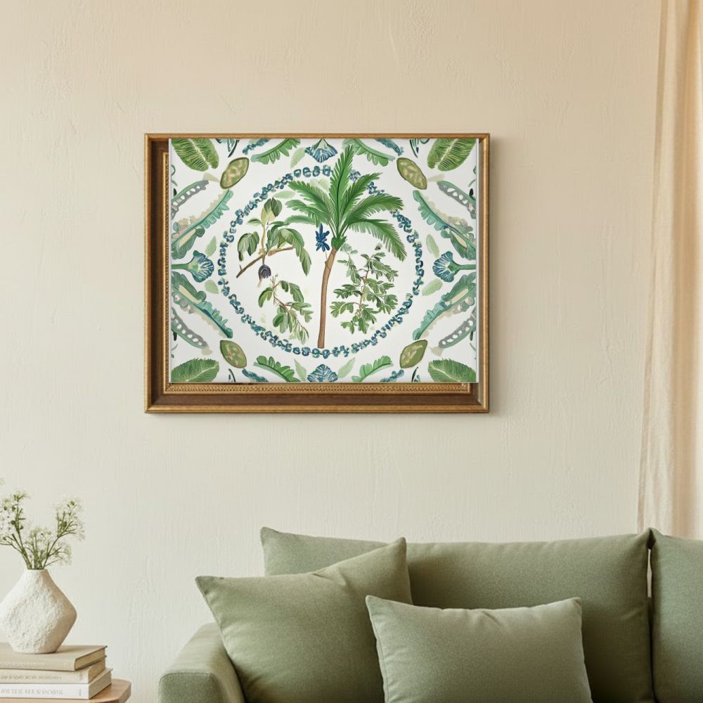 Framed room mockup - sage