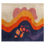 Vibrant Currents Hand Tufted Wool Rug