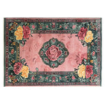 Beautiful Victorian Bloom Hand Tufted Wool Rug showcasing a vintage floral design in rich colors. Perfect choice for living room area rugs, this wool rug adds a touch of elegance and warmth to any space with its intricate patterns.