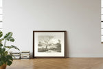 Framed room mockup - leaning