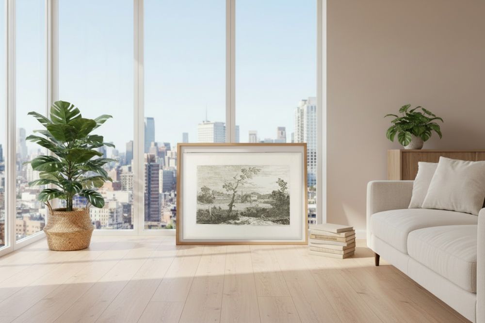 Framed room mockup - loft