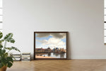Framed room mockup - leaning