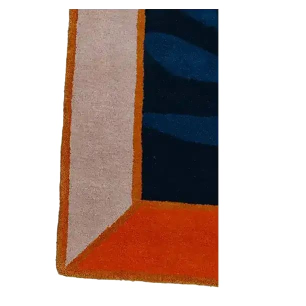 View of the Dark Night Hand-Tufted Area Rug - MAIA HOMES