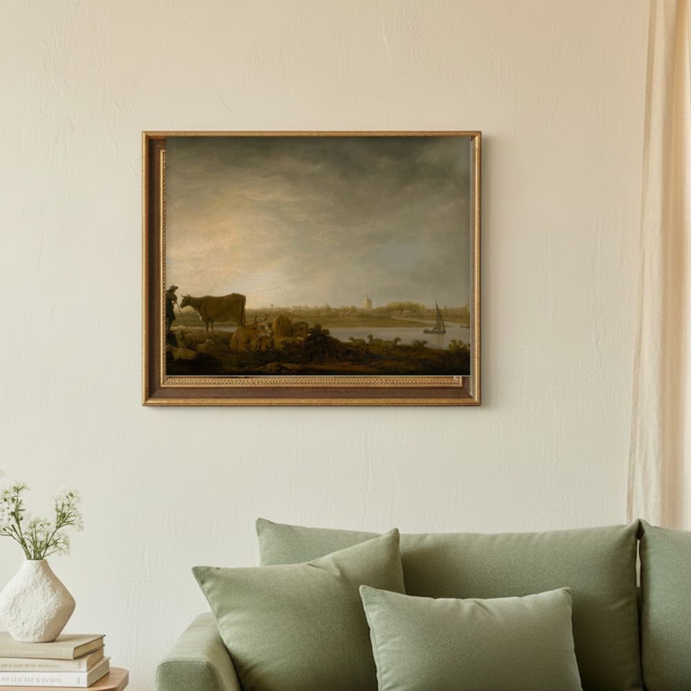 Framed room mockup - sage