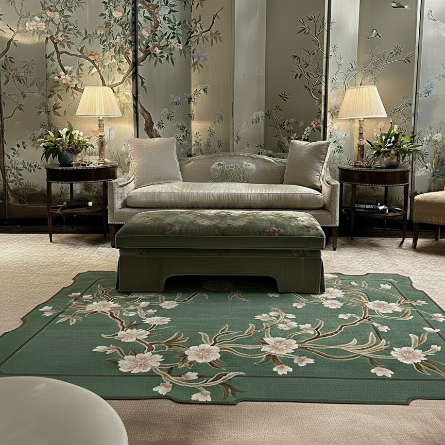 Vine Meadow Hand Tufted Wool Rug