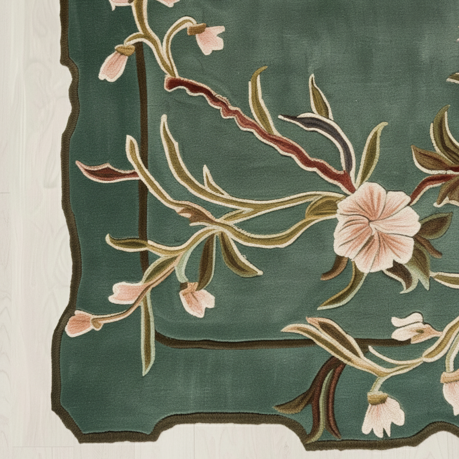 Vine Meadow Hand Tufted Wool Rug