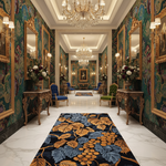 Vine Noir Hand Tufted Rug