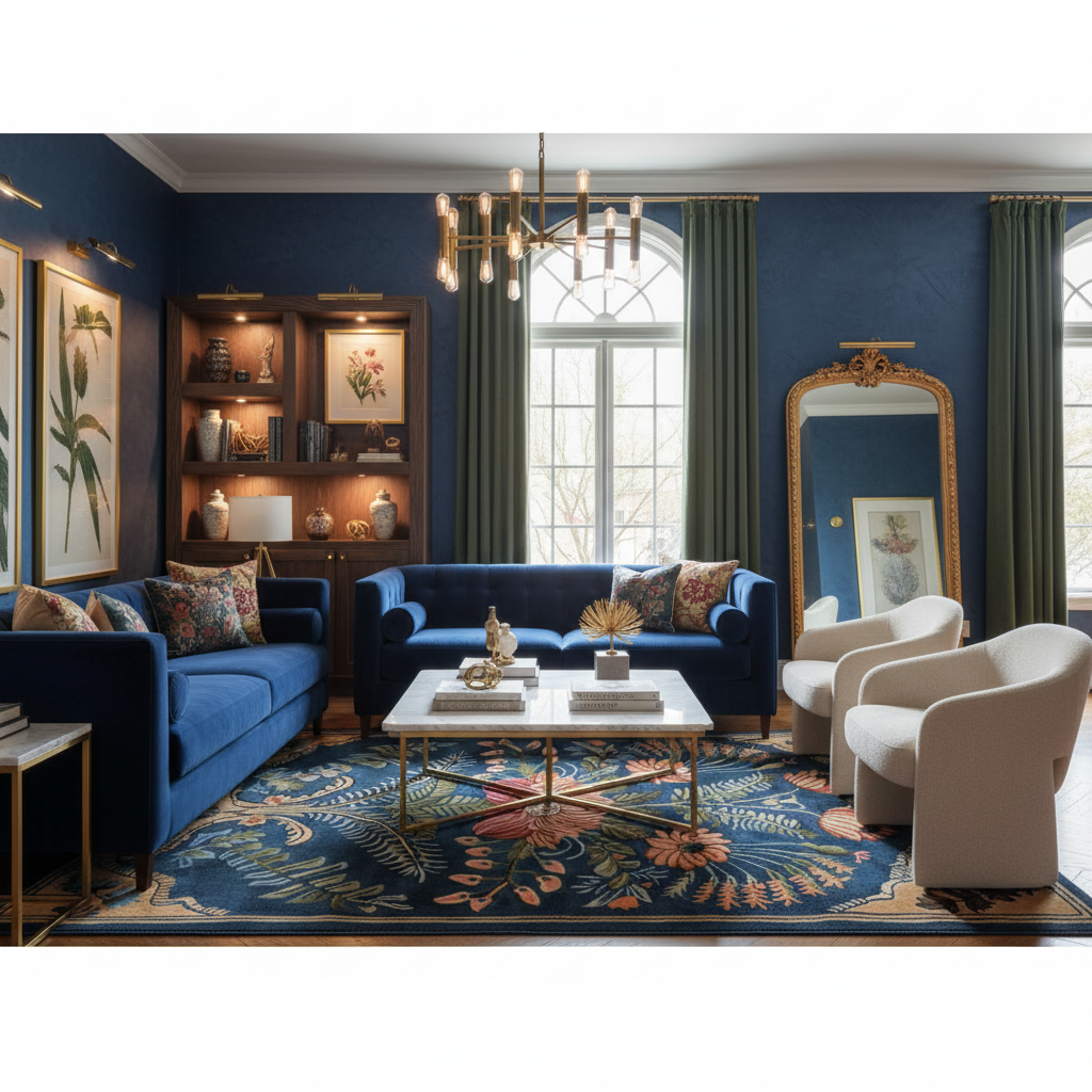 Vintage Aurum Garden Hand Tufted Rug