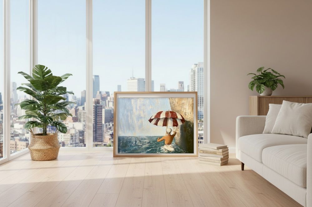 Framed room mockup - loft