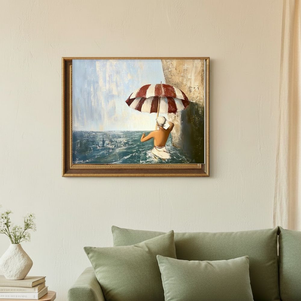 Framed room mockup - sage