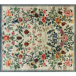 This image showcases a beautifully designed vintage floral hand-tufted area rug, perfect for adding elegance to your living room or bedroom. The wool rug features a vibrant array of intricate floral patterns, making it an ideal choice for those seeking vintage rugs or floral rugs for their space. Its detailed craftsmanship and rich colors make it a standout piece among living room area rugs.