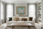 Framed room mockup - gold