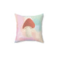 Vintage Inspired Mushroom Throw Pillow