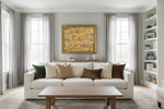 Framed room mockup - gold