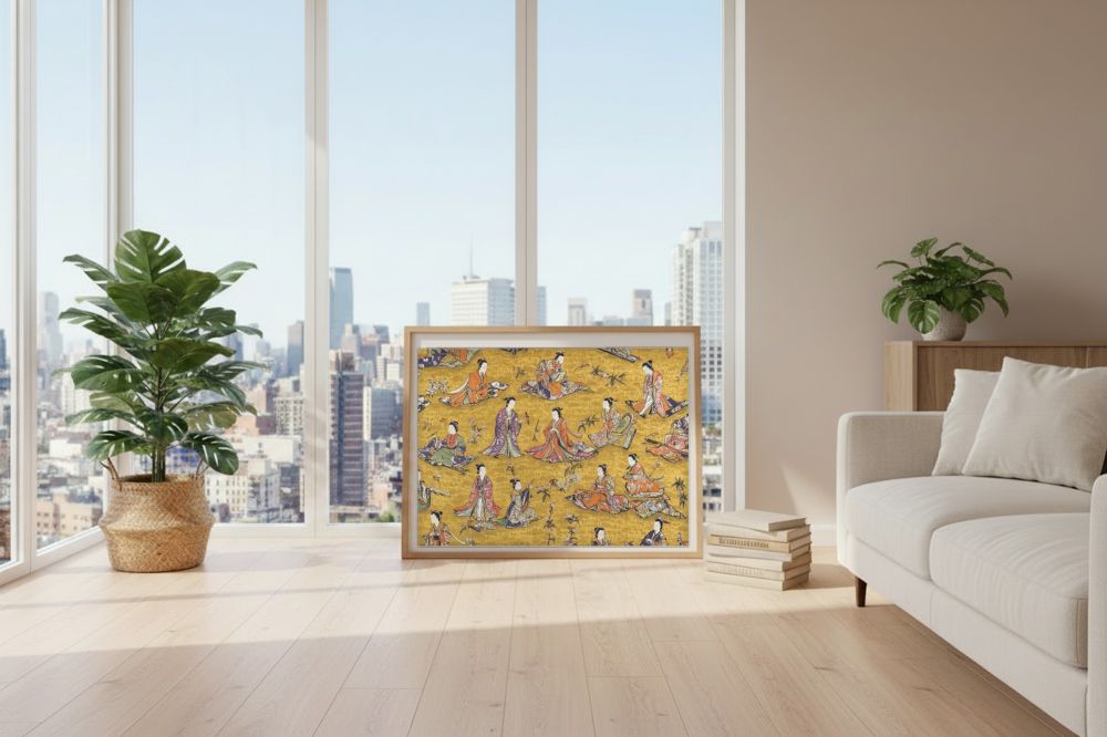 Framed room mockup - loft