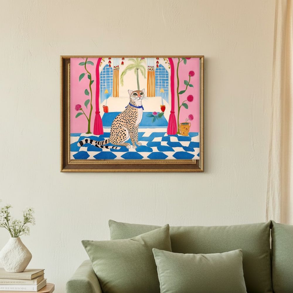 Framed room mockup - sage