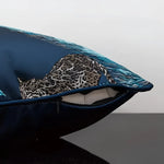 Vintage toucan jacquard throw pillow cover featuring intricate designs and a zipper closure, perfect for home decor.