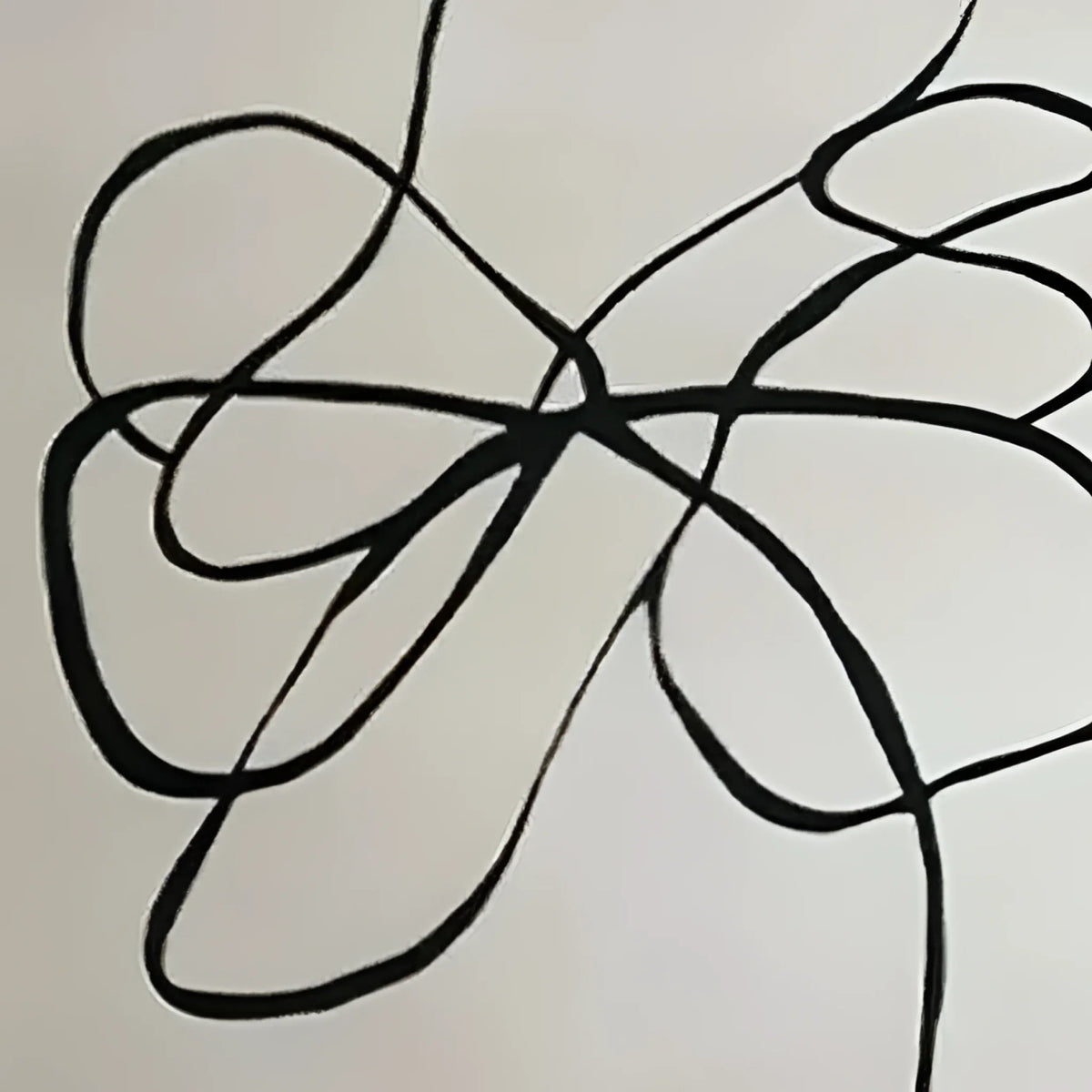 Wandering Lines Hand Knotted Wool Rug - 1001 KNOTS