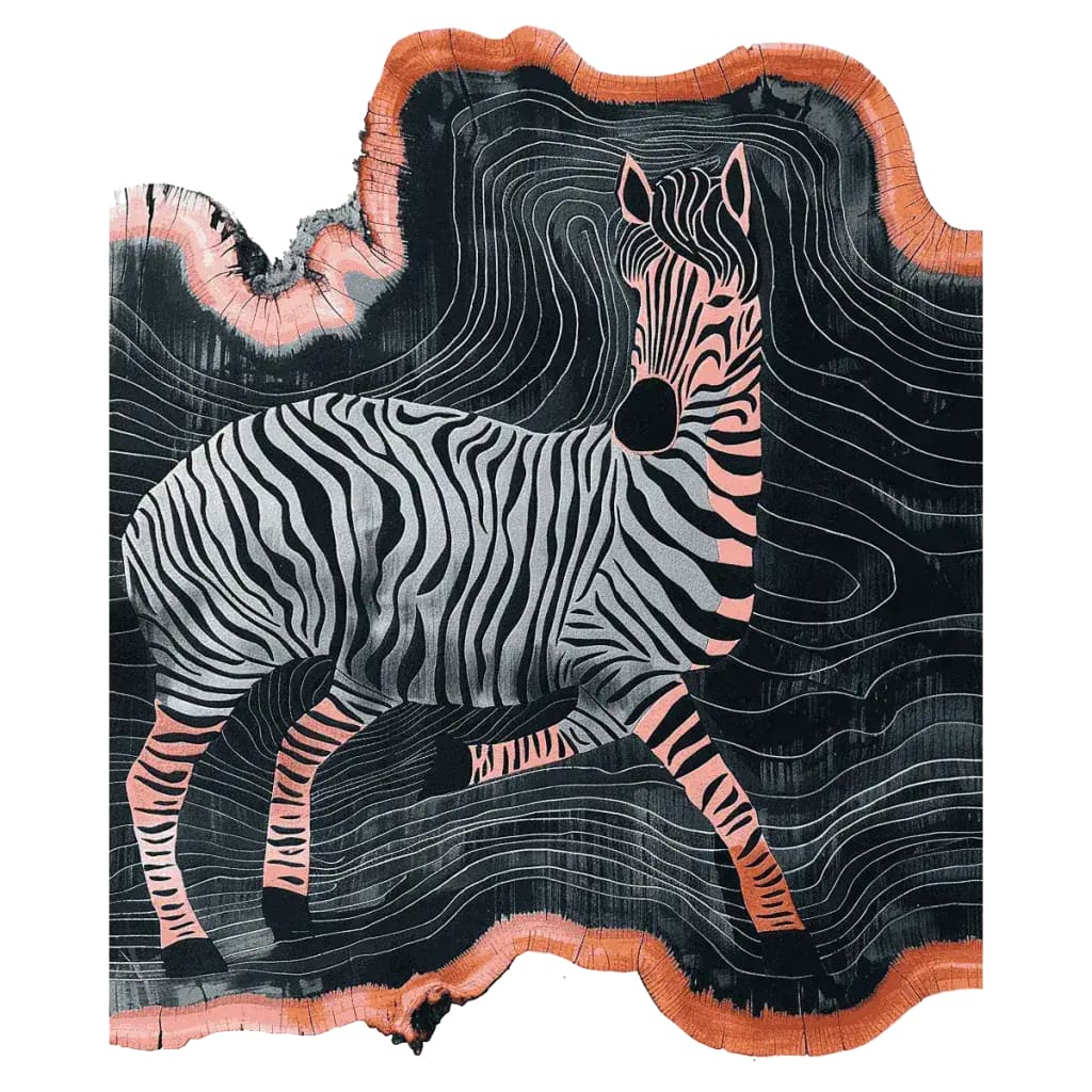 Wandering Zebra Hand Tufted Rug