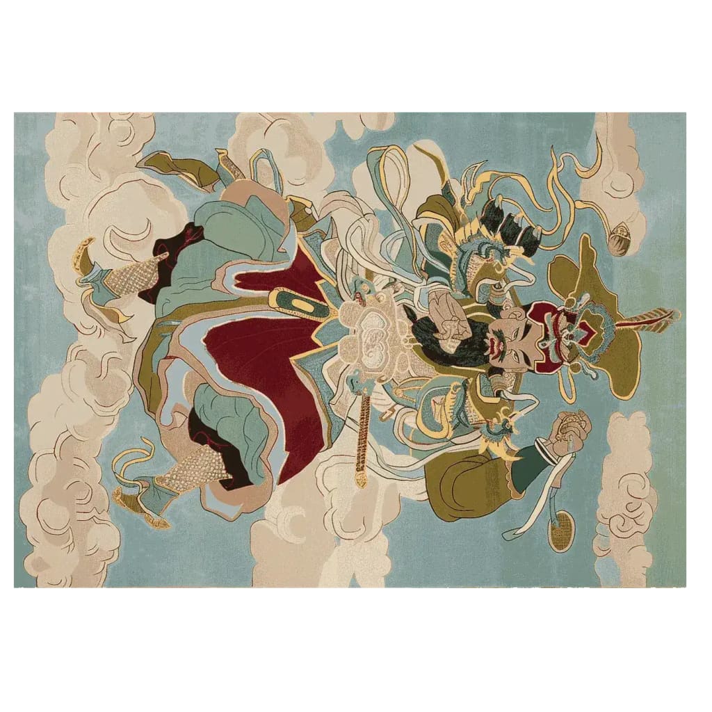 Warrior in the Sky Hand Tufted Rug