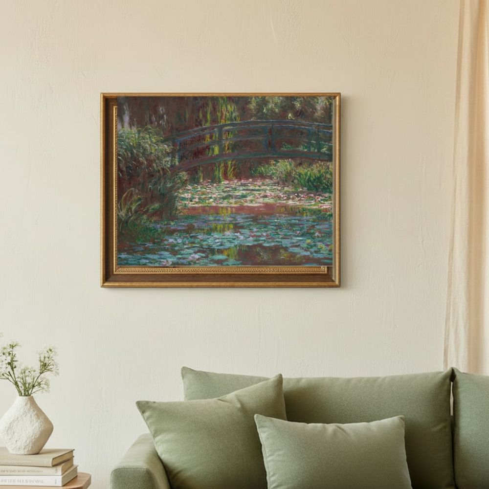 Framed room mockup - sage