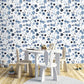Watercolor Blue and White Abstract Wallpaper 