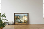 Framed room mockup - leaning