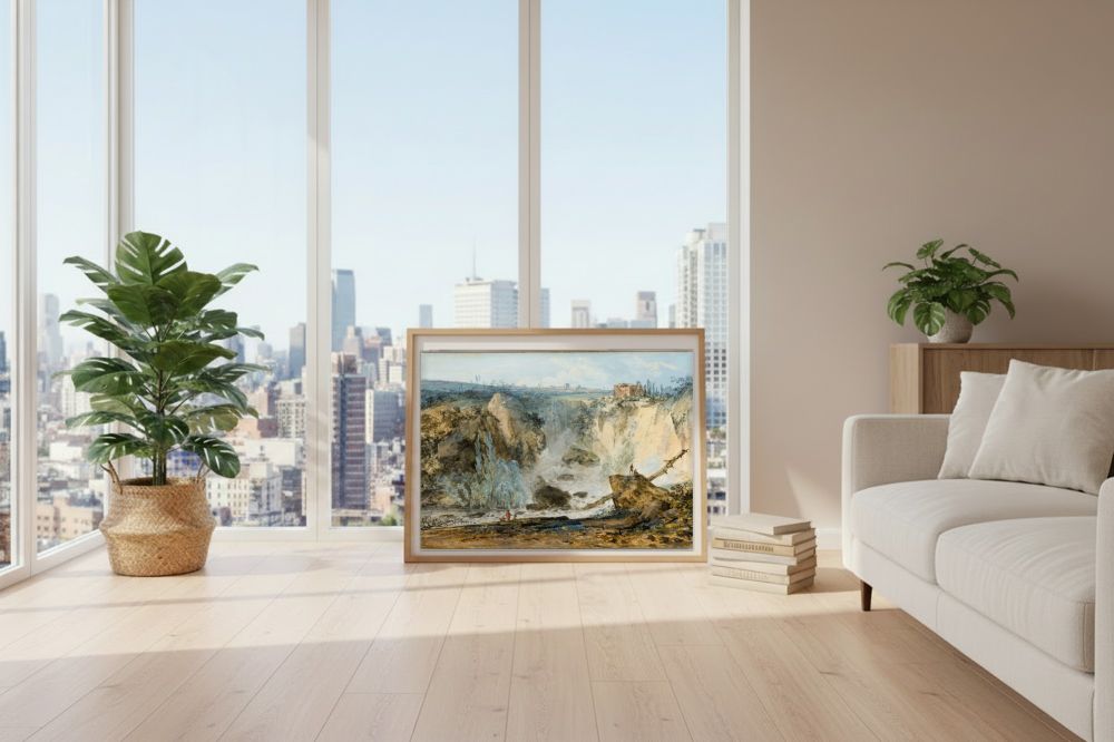 Framed room mockup - loft