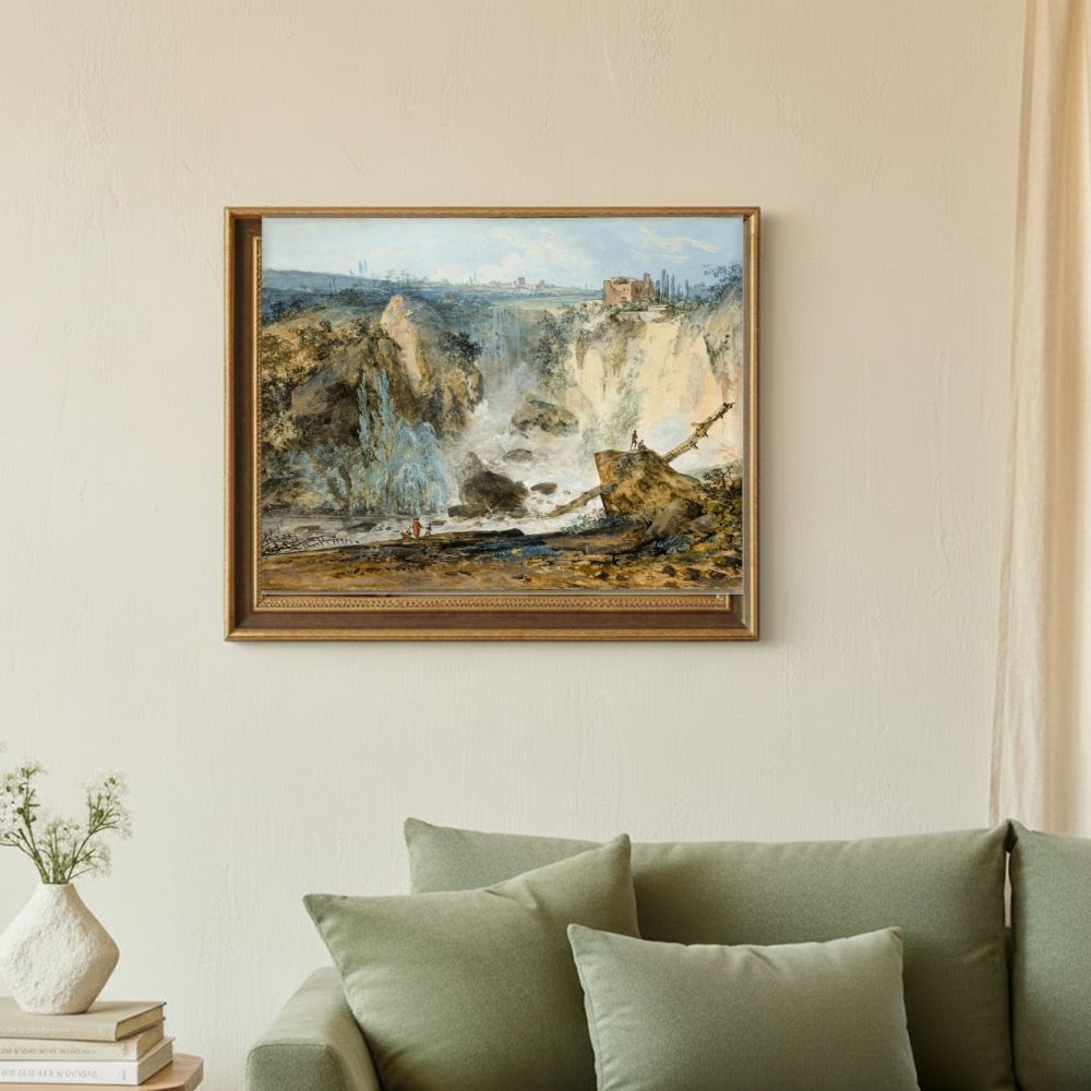 Framed room mockup - sage