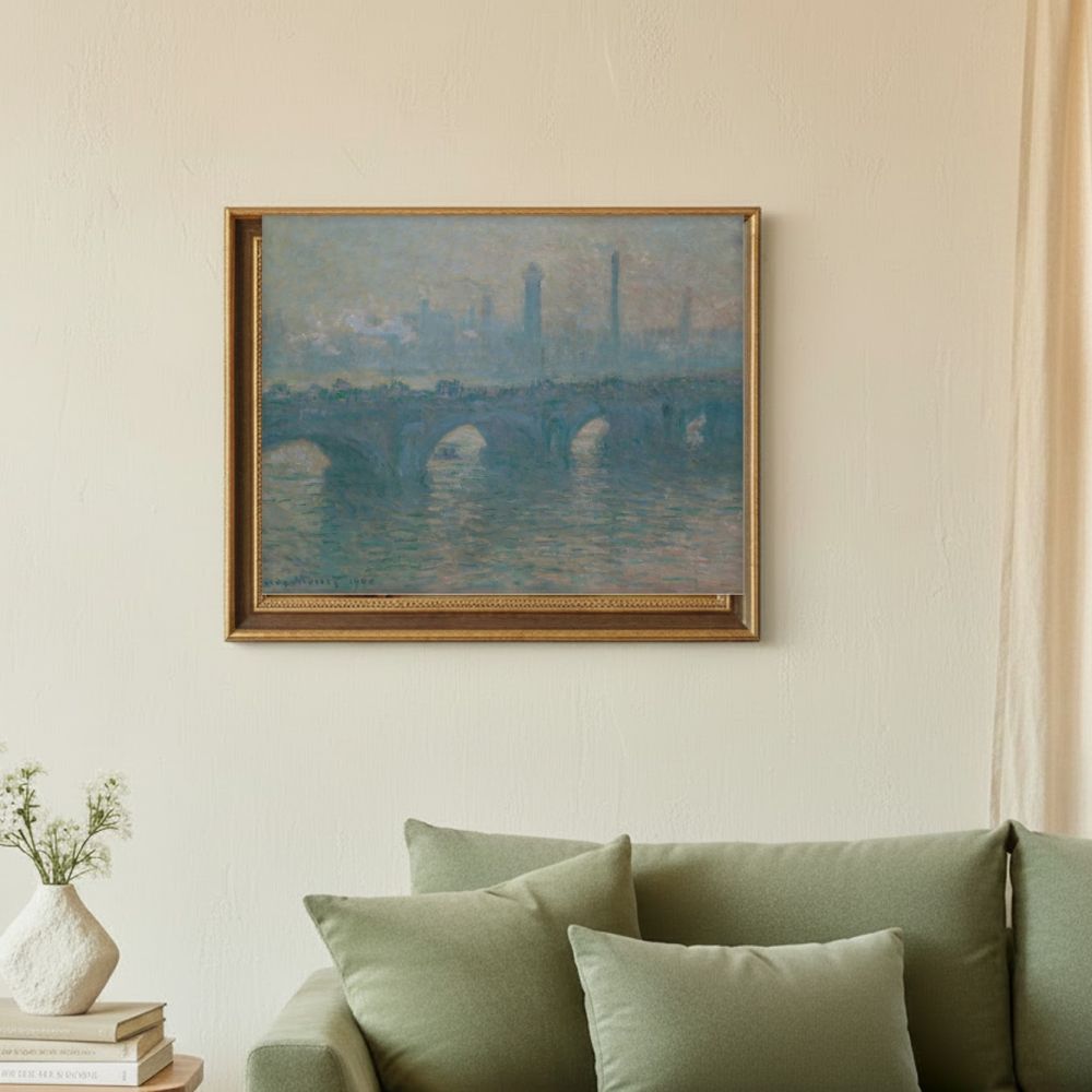 Framed room mockup - sage