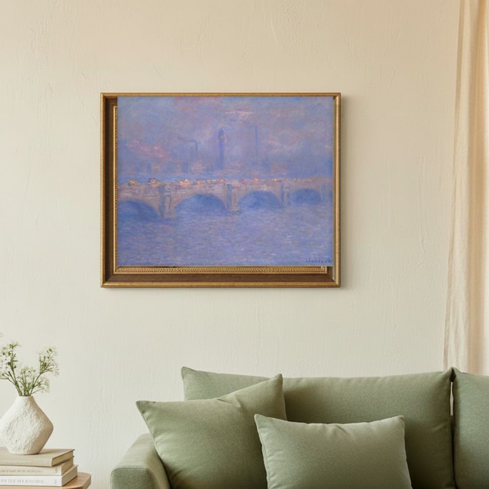 Framed room mockup - sage