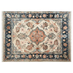 Top view of a Weave of Mystique Hand Tufted Wool Rug showcasing intricate patterns and elegant colors, perfect as an area rug for a living room.