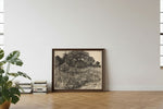 Framed room mockup - leaning
