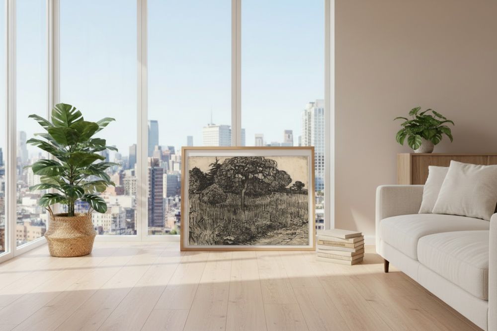 Framed room mockup - loft
