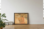 Framed room mockup - leaning