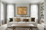 Framed room mockup - gold