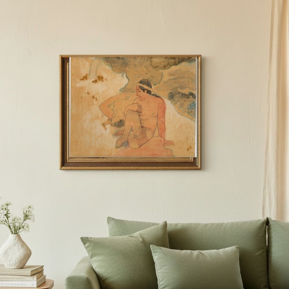 Framed room mockup - sage